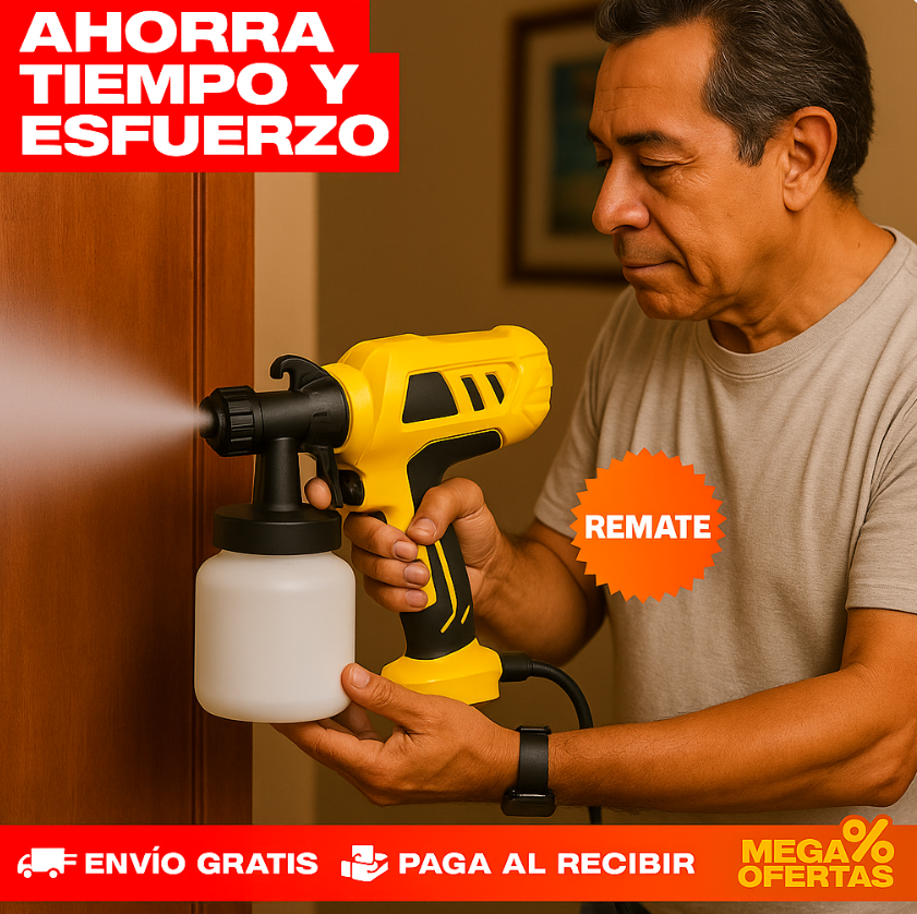 PISTOLA PARA PINTAR ELÉCTRICA PROFESIONAL ProSprayx (OFERTA DE AÑO NUEVO)