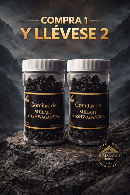 Gomas de Shilajit y Ashwagandha - VIGORUM 🇳🇵