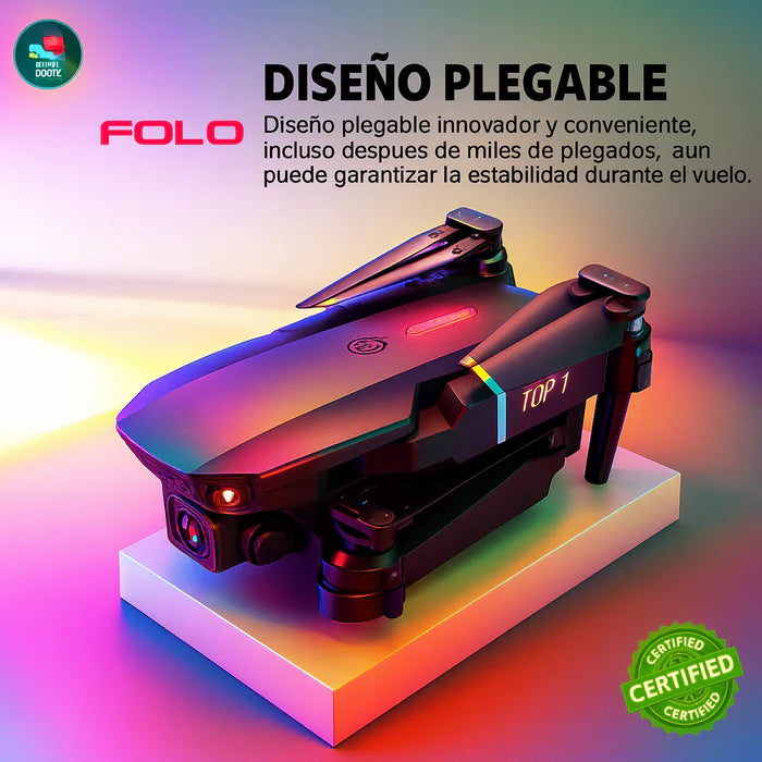 Dron PRO 4K WIFI + Control de Alta Definición - (ESTUCHE DE REGALO)