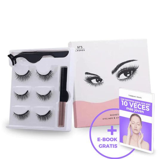 Pestañas Magneticas Beauty™ 3 en 1